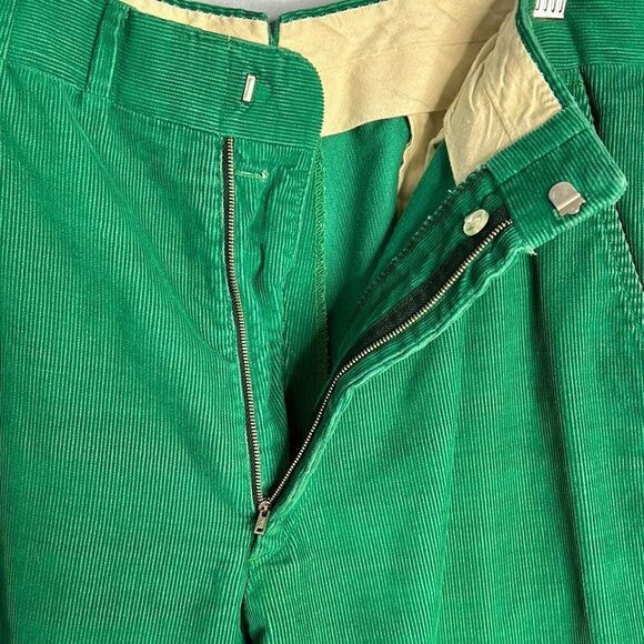 Vintage Spicebox Green Corduroy Dress Pants Men’s 33x29.5” - Picture 4 of 10